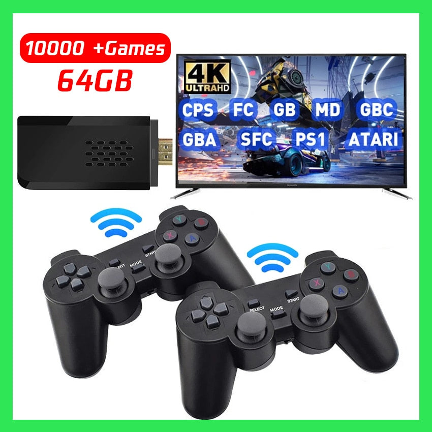 4K Game Console | 4K Game Stick |
Retro Game Console |
4K TV Game Stick