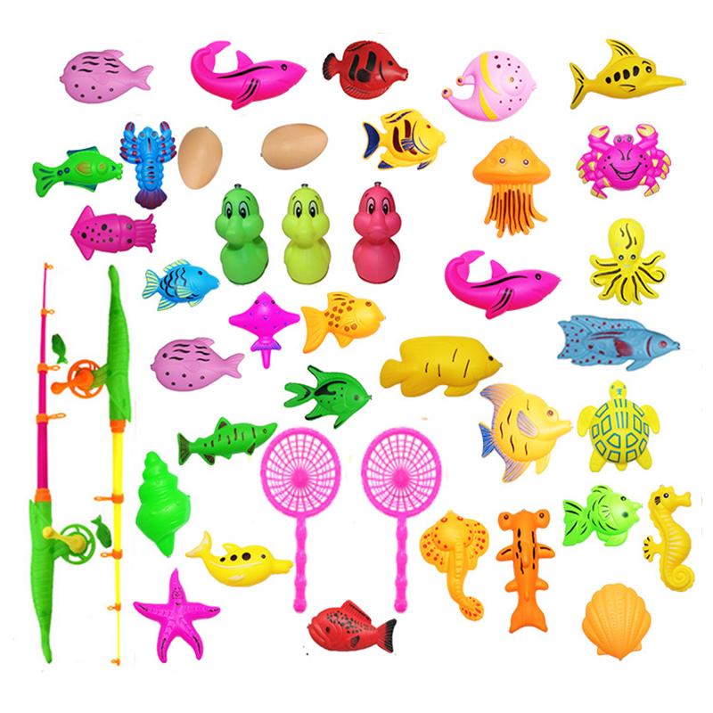 40pcs Fishing Toy Set | Magnetic Fishing Set | 40-Piece Fishing Game
| Inflatable Fishing Set