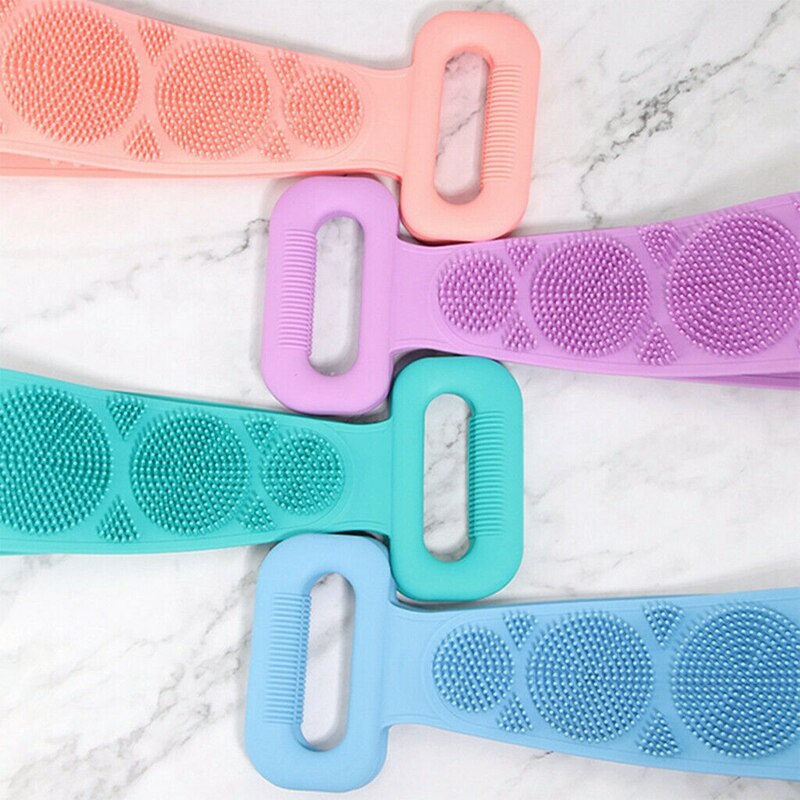 Silicone Bath Brush | Exfoliating Body Belt | Shower Body Brush | Exfoliating Silicone Belt