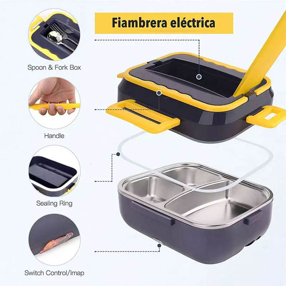 Portable Electric Cooker with Insulation Bag