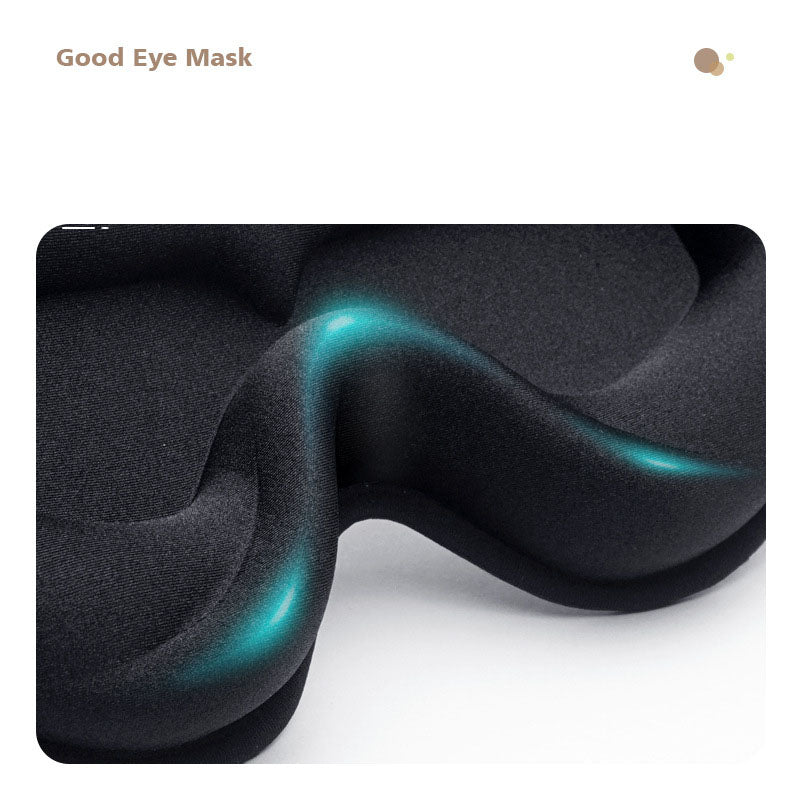 Contoured Sleep Mask | 3D Comfort Eye Mask | Padded 3D Sleep Mask | 3D Relaxation Eye Mask