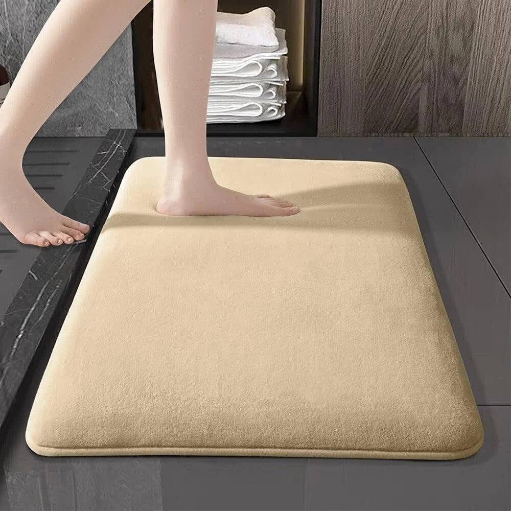 Thickened coral velvet floor mat