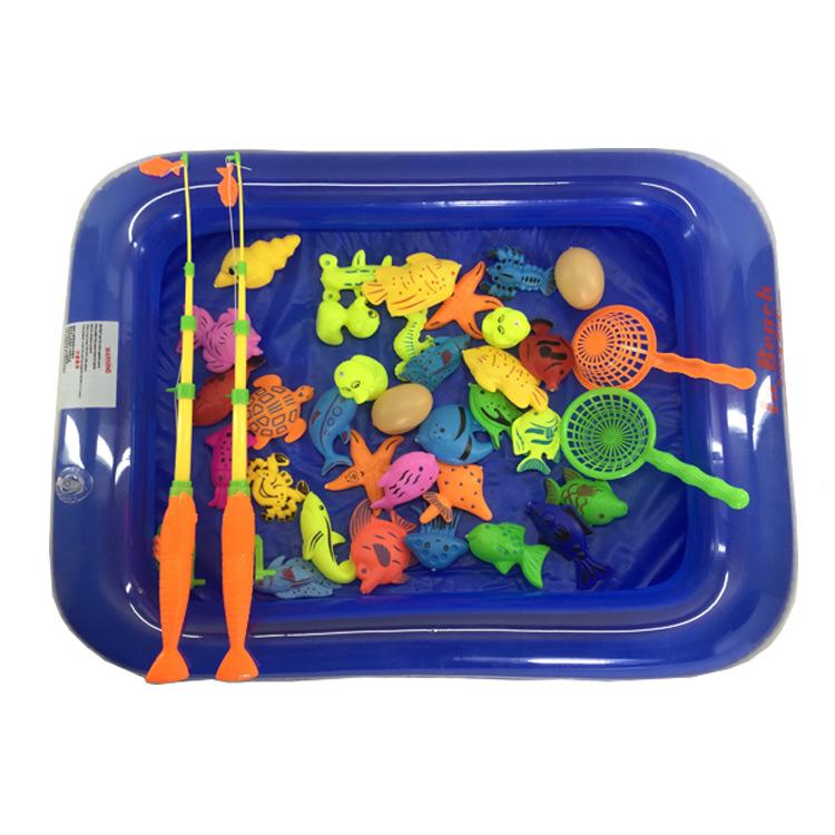 40pcs Fishing Toy Set | Magnetic Fishing Set | 40-Piece Fishing Game
| Inflatable Fishing Set