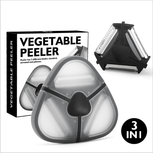 Multi-Function Peeler 3-in-1 | 3-in-1 Vegetable & Fruit Peeler | Triple-Action Peeler
 | All-in-One Peeler Tool