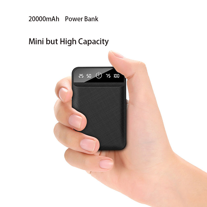 20000mAh Fast Power Bank | Portable 20000mAh Charger | Quick Charge Power Bank  | Compact 20000mAh Pack