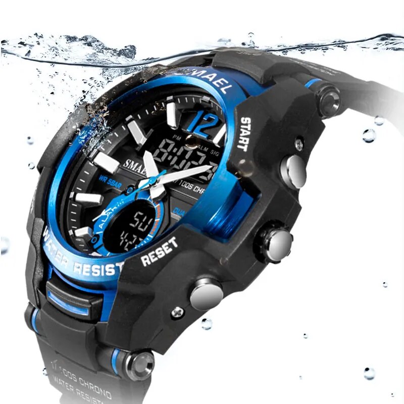 SMAEL Sport Watch Waterproof 50M 1805 Men's Digital Military Army Watch