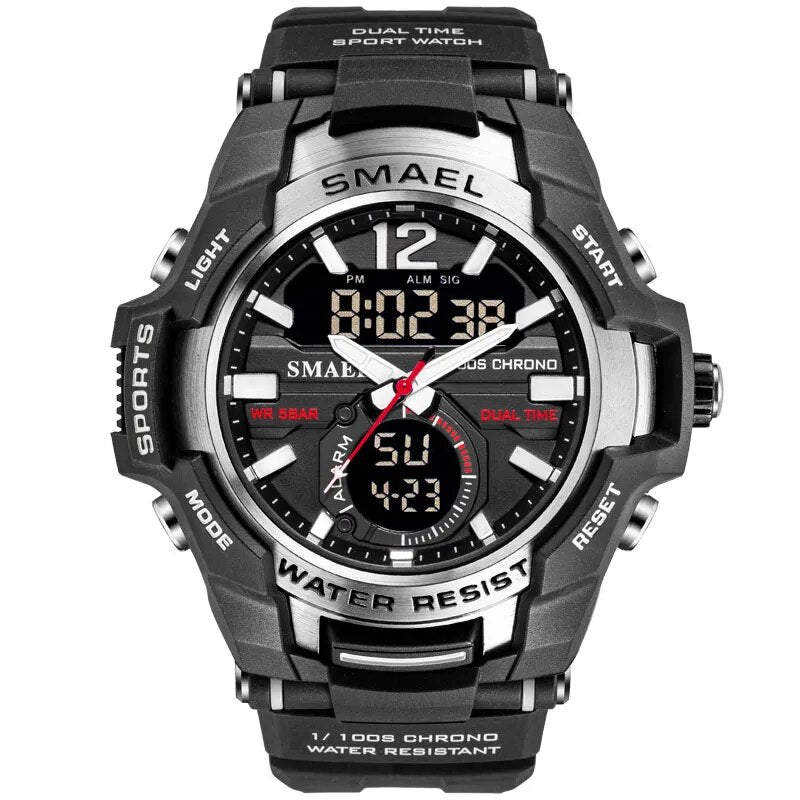 SMAEL Sport Watch Waterproof 50M 1805 Men's Digital Military Army Watch