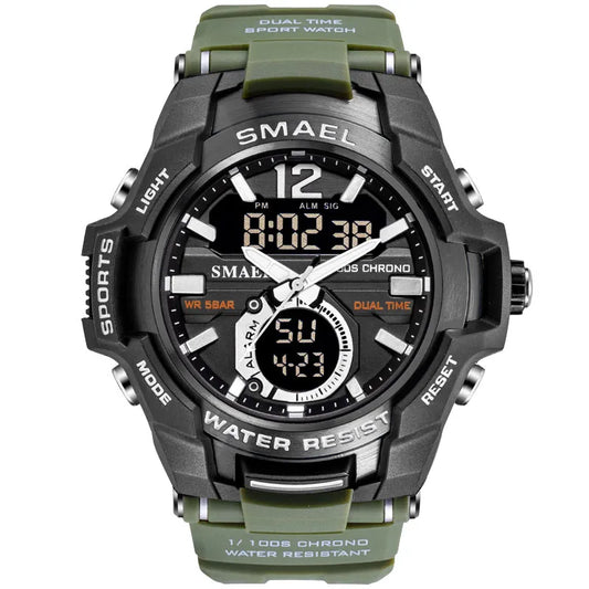 SMAEL Sport Watch Waterproof 50M 1805 Men's Digital Military Army Watch