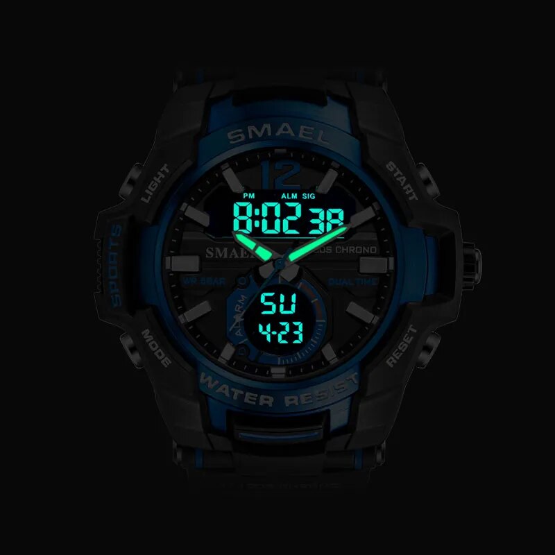 SMAEL Sport Watch Waterproof 50M 1805 Men's Digital Military Army Watch