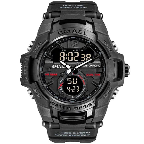 SMAEL Sport Watch Waterproof 50M 1805 Men's Digital Military Army Watch